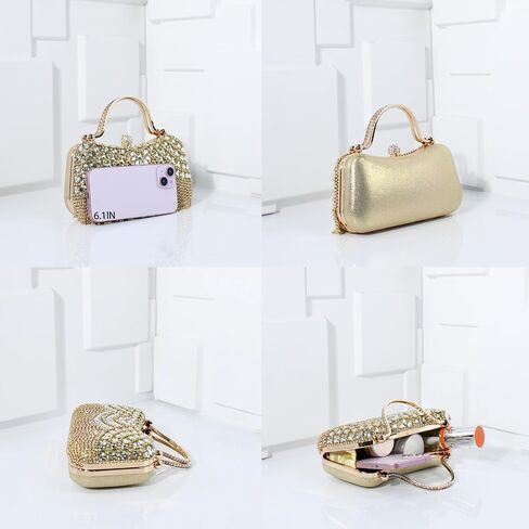 2026 Fringe Rhinestones Clutch Purse for Women Elegant Mesh Evening Bag Crystal Handbag in Kuwait