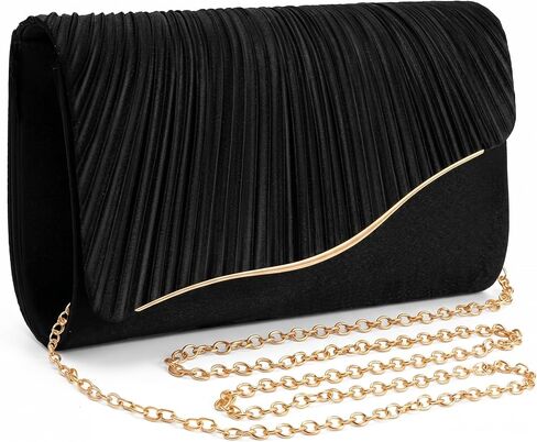 lovyoCoCo Clutch Purses for Women Formal Purses Evening Clutch for Wedding Party Cocktail Prom Handbags Elegant Satin in Kuwait