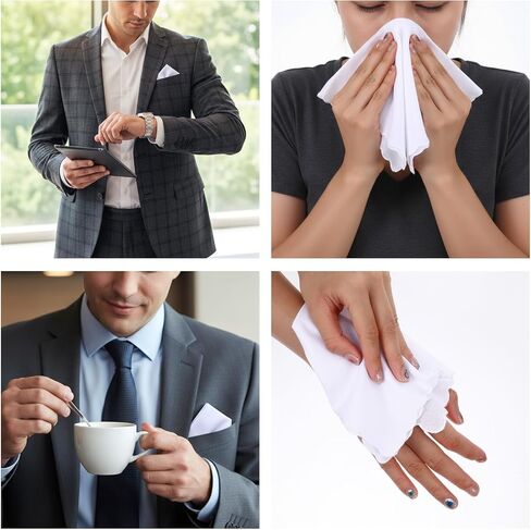 6 Pack Mother of the Bride Handkerchief Happy Tears, Wedding Handkerchief for Bride, Gifts Something Blue from Daughter for Brides on Wedding Day Handkerchieives in Saudi Arabia