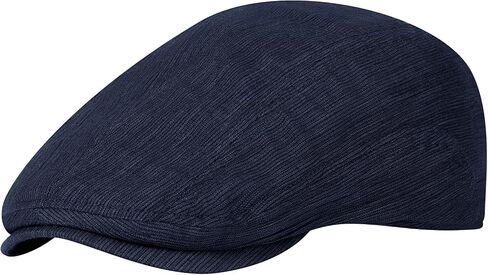 POUDAY Flat Caps for Men Newsboy Cap Linen Mens Hats Breathable Golf Hat Lightweight Cooling for Summer in Saudi Arabia