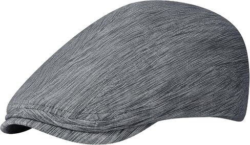 POUDAY Flat Caps for Men Newsboy Cap Linen Mens Hats Breathable Golf Hat Lightweight Cooling for Summer in Saudi Arabia