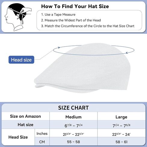 Newsboy Hats for Men Linen Flat Irish Cabbie Ivy Gatsby Newsboy Driving Hat Hunting Cap Summer Hat in Saudi Arabia