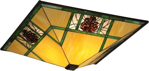 26"Sq Pinecone Ridge W/Hooks Shade in Saudi Arabia