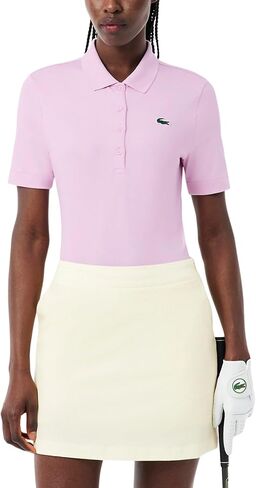 Lacoste Women's Slim Fit Uv Protect Stretch Golf Polo Shirt in Kuwait