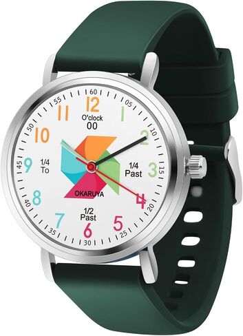 Blisshour Kids Watch Analog Waterproof, Pinwheel Learning Watch for Kids 8-12, Teacher Watches for Boys Ages 5-7 6-8, Easy to Read Educational Girls Watches in Kuwait
