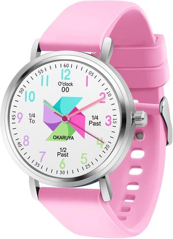 Blisshour Kids Watch Analog Waterproof, Pinwheel Learning Watch for Kids 8-12, Teacher Watches for Boys Ages 5-7 6-8, Easy to Read Educational Girls Watches in Saudi Arabia