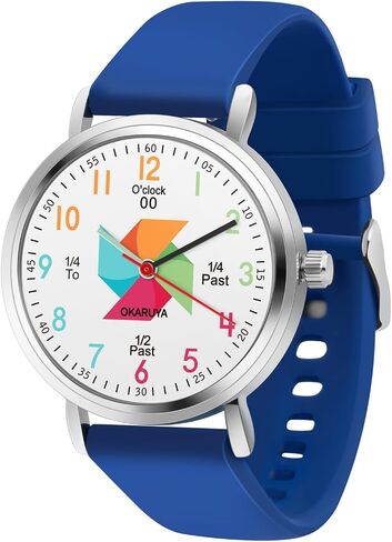 Blisshour Kids Watch Analog Waterproof, Pinwheel Learning Watch for Kids 8-12, Teacher Watches for Boys Ages 5-7 6-8, Easy to Read Educational Girls Watches in Saudi Arabia