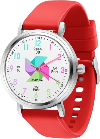 Blisshour Kids Watch Analog Waterproof, Pinwheel Learning Watch for Kids 8-12, Teacher Watches for Boys Ages 5-7 6-8, Easy to Read Educational Girls Watches in Saudi Arabia