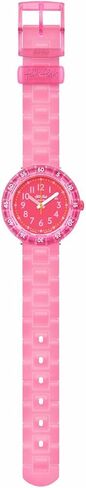 Flik Flak Girl Kids Watch Casual Pink Polymer Quartz Waterproof Pink Splash in Kuwait