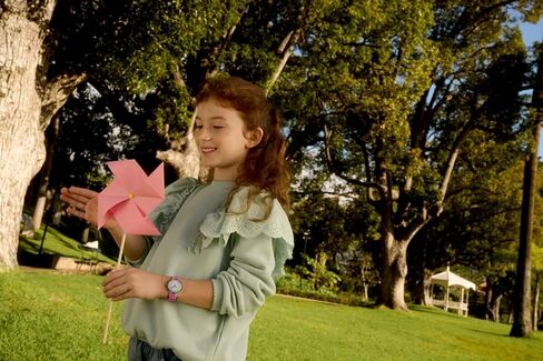 Flik Flak Girl Kids Watch Casual Pink Bio-sourced Quartz Waterproof FLIP IT Pink! in Kuwait