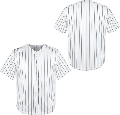 MESOSPERO Kids Baseball Jersey Blank Button-Up Youth Sports T-Shirt for Boys and Girls Casual Athletic Wear in Kuwait