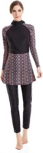 Full Cover Muslim Swimwear Modest Swimsuit for Women Islamic Hijab Beachwear Swimming Burkini Swimming Suit in Saudi Arabia