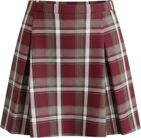 ClassExceed Girls School Uniform Skirt: Below Knee Kick/Box Pleats, Reg/Half Sizes, Wrinkle Resist, Plaids 37 54 55 57 76 80 in Saudi Arabia