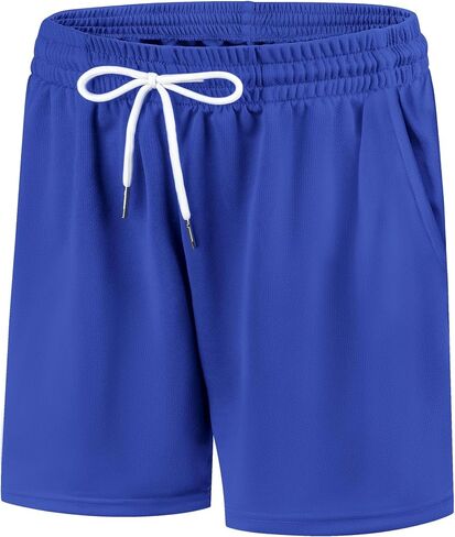 Boys Athletic Shorts Mesh Basketball Soccer Shorts Breathable Quick Dry Running Gym Shorts for Youth 5-18 Years in Kuwait