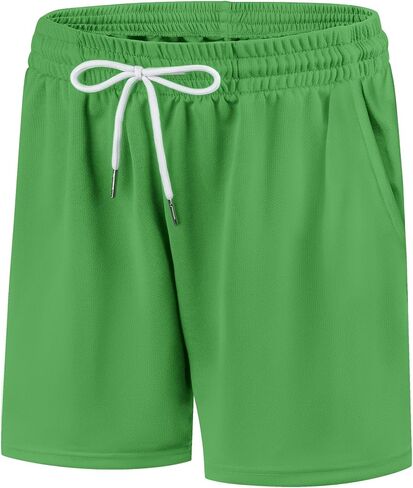 Boys Athletic Shorts Mesh Basketball Soccer Shorts Breathable Quick Dry Running Gym Shorts for Youth 5-18 Years in Kuwait