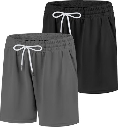 Boys Athletic Shorts Mesh Basketball Soccer Shorts Breathable Quick Dry Running Gym Shorts for Youth 5-18 Years in Kuwait