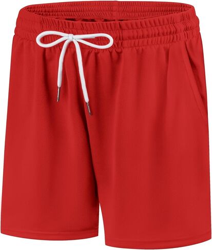 Boys Athletic Shorts Mesh Basketball Soccer Shorts Breathable Quick Dry Running Gym Shorts for Youth 5-18 Years in Kuwait