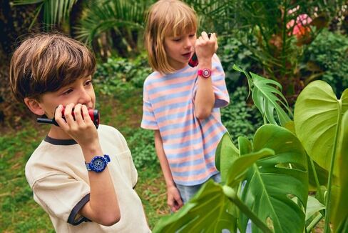 Flik Flak Girls Kids Watch Casual Pink Bio-sourced Quartz Waterproof Fizz in Hibiscus in Kuwait