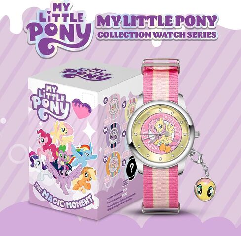 Official My Little Pony Blind Box Watch for Girls, Mystery Collectible Kids Watch Featuring Rarity, Pinkie Pie, Twilight Sparkle, Analog Girls Wrist Watch for Age 5-18, Creative Birthday Gift in Kuwait