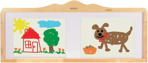 Kaplan Early Learning Activity Display Center - Photo Display Unit for Pictures, Art Work, and More - 48 X 16 Inches in Saudi Arabia