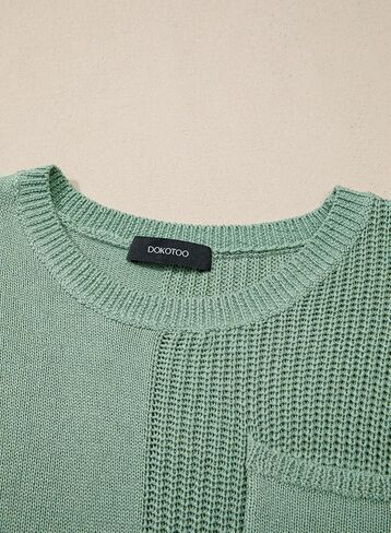 Dokotoo Summer Knit Tops for Women Sleeveless Crewneck T Shirts Casual Lightweight Sweater Blouses Shirts in Kuwait