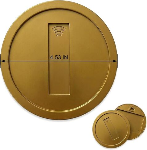Retro Gold Coin Card Holder, 3D Printed NFC Tap to Pay Coin | Hidden Card Slot, Contactless NFC Payment Accessory, Credit Card Protector, Vintage Gamer Gift for Daily Use in Kuwait