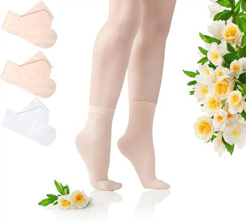 Ballet Socks for Girls 3-Pack in Saudi Arabia