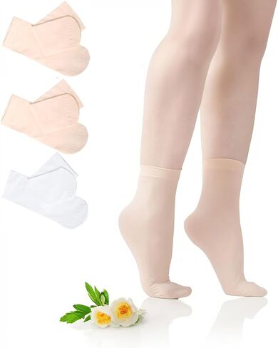 Ballet Socks for Girls 3-Pack in Saudi Arabia