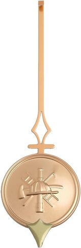 Golden Metal Wall Clock Pendulum Replacement 60X220mm Mechanical Grandfather Clock Parts DIY Repair Accessory For Home Decor in Kuwait