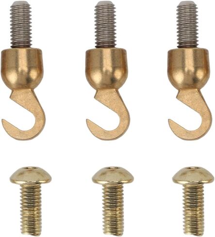 3 Sets Clock Weight Shell Hook Set, Brass Shell Open Hook and Bolts, Clock Weight Shell Hooks and Bolts for Older Style Grandfather Or Grandmother Clock in Saudi Arabia