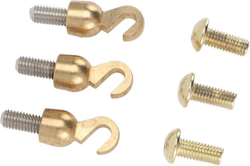 3 Sets Clock Weight Shell Hook Set, Brass Shell Open Hook and Bolts, Clock Weight Shell Hooks and Bolts for Older Style Grandfather Or Grandmother Clock in Saudi Arabia