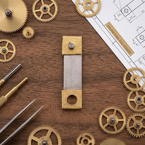 Operitacx 4pcs Clock Suspension Spring, Vintage Clock Pendulum Leaf, Suspension Spring for Grandfather Works, Mechanism Blade Replacement, 0.83x0.28in in Kuwait