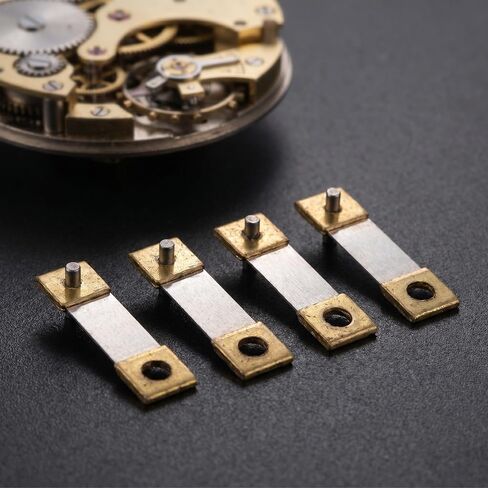 Operitacx 4pcs Clock Suspension Spring, Vintage Clock Pendulum Leaf, Suspension Spring for Grandfather Works, Mechanism Blade Replacement, 0.83x0.28in in Kuwait
