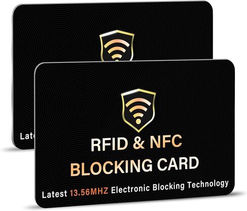 SaiTech IT RFID Blocking Cards - 3 Pack, Protects Entire Wallet/Purse, NFC Contactless & ATM Guard - Grey in Kuwait