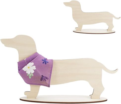 AHANDMAKER Cat Silhouette Display Stand Scarf Bandana Blank MDF Wood Cat Mannequin Display Stand for Pet Collars Store Retail Window Display Photography Prop Home Decor, 12x4x10.6in in Kuwait