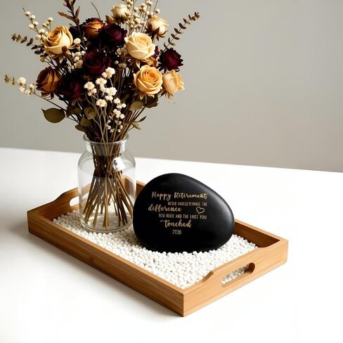 Happy Retirement Rock, Retired 2026 Decorative Stone, Retirement Gift for Women, Men - Goodbye, Going Away Gift, Farewell Gifts for Friends, Colleague, Family in Saudi Arabia
