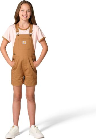 Carhartt Girls' Rugged Flex Canvas Shortall in Kuwait