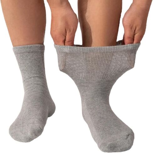 Kodal Diabetic Socks for Men Women Copper Infused Seamless No-Binding Orthopedic Socks for Swollen Feet Edema Foot in Saudi Arabia