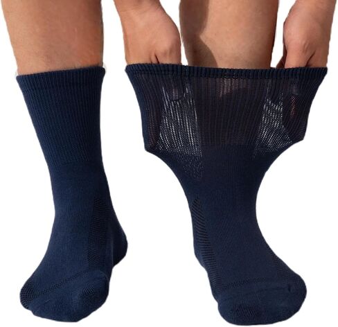 Kodal Diabetic Socks for Men Women Copper Infused Seamless No-Binding Orthopedic Socks for Swollen Feet Edema Foot in Saudi Arabia