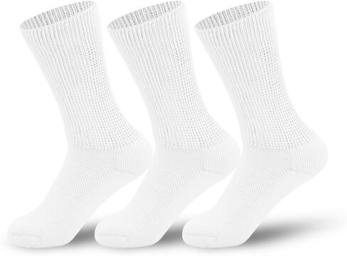 Kodal Copper Infused Diabetic Socks Non-Binding Seamless Orthopedic Ankle/Crew Socks for Swollen Feet Edema & Foot Neuropathy in Saudi Arabia