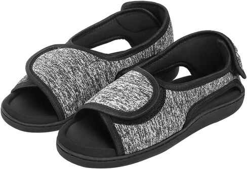 ITODA Diabetic Sandals for Men Extra Wide Diabetic Slippers Women's Edema Open Toe Shoes for Swollen Feet Arthritis in Saudi Arabia