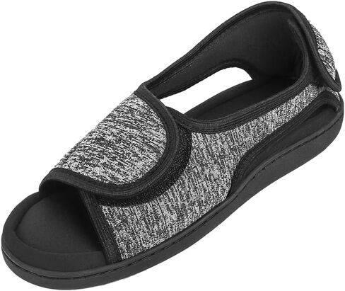 ITODA Diabetic Sandals for Men Extra Wide Diabetic Slippers Women's Edema Open Toe Shoes for Swollen Feet Arthritis in Saudi Arabia
