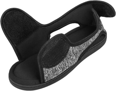 ITODA Diabetic Sandals for Men Extra Wide Diabetic Slippers Women's Edema Open Toe Shoes for Swollen Feet Arthritis in Saudi Arabia