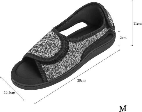 ITODA Diabetic Sandals for Men Extra Wide Diabetic Slippers Women's Edema Open Toe Shoes for Swollen Feet Arthritis in Saudi Arabia