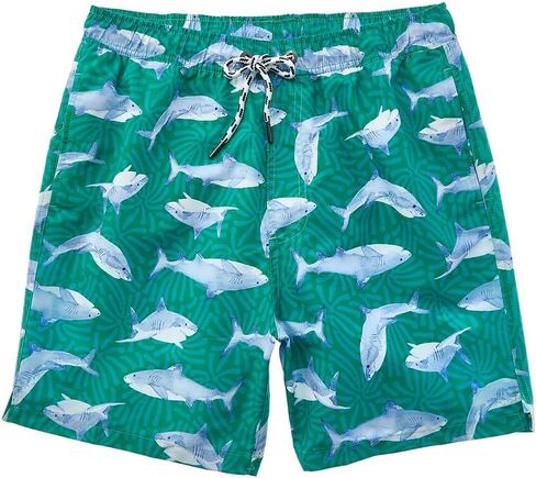 Snapper Rock Mens Reef Shark Swim Short, M, Green in Kuwait