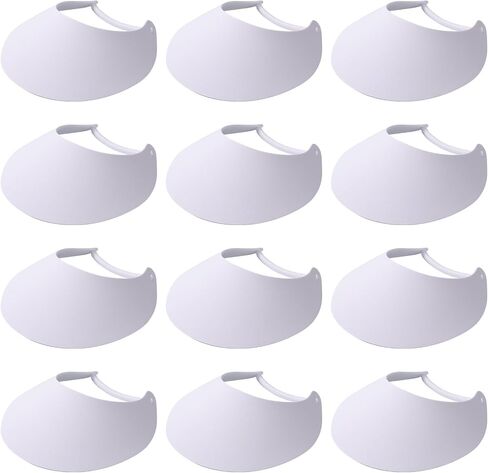 12 Pack Foam Sun Visors,Adjustable Lightweight Summer Visors for Adults, Beach, and Group Events in Kuwait
