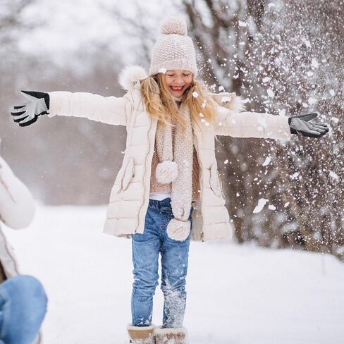 JEELAD Kids Ski Snow Gloves Windproof for Boys Girls Winter Cold Weather Riding Driving Hiking Snowboard Cycling Skiing Sports in Saudi Arabia