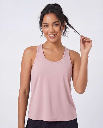 Real Essentials 5 Pack: Women's Dry Fit Crop Tank Tops Racerback Workout Athletic Gym Sleeveless Yoga Pilates Cropped in Saudi Arabia