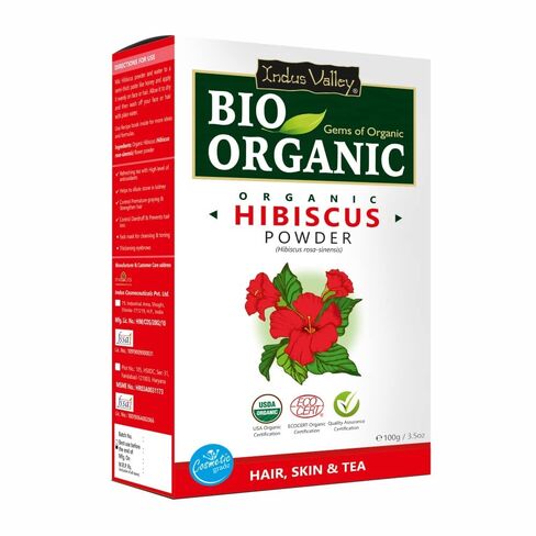 INDUS VALLEY 100% Organic Licorice Root Powder, Natural Pure Mulethi Powder | Yashimadhu | Liquorice | Glycyrrhiza Glabra | Hair And Skin Care (100 G (Pack Of 1)) in Saudi Arabia