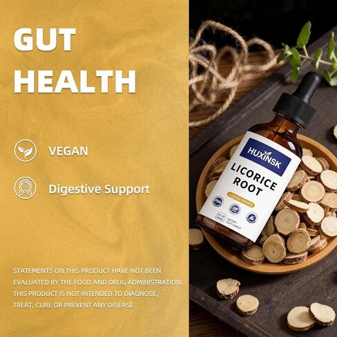 Licorice Root Liquid Extract | Glycyrrhiza Glabra | Supports Respiratory & Adrenal Health | Alcohol-Free, 60ml Vegan Tincture in Saudi Arabia
